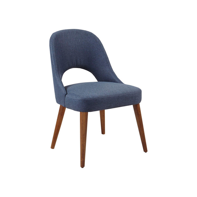 Dining Side Chair Upholstered Textured (Set of 2) - Navy
