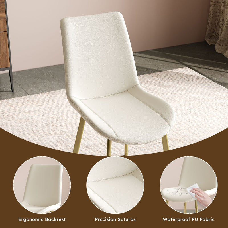 Modern Dining Chairs Ergonomic Design For Kitchen (Set of 4)