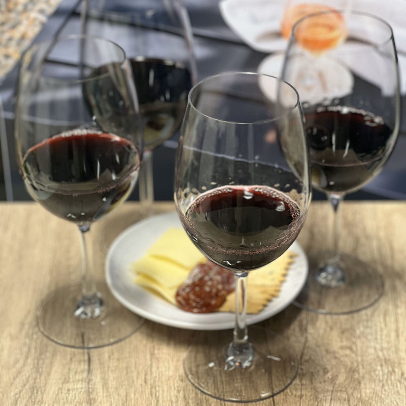 Tritan Hammer - Leadingware Plastic Wine Glasses (Set of 4), Unbreakable, Bpa Free, 20Oz - Clear