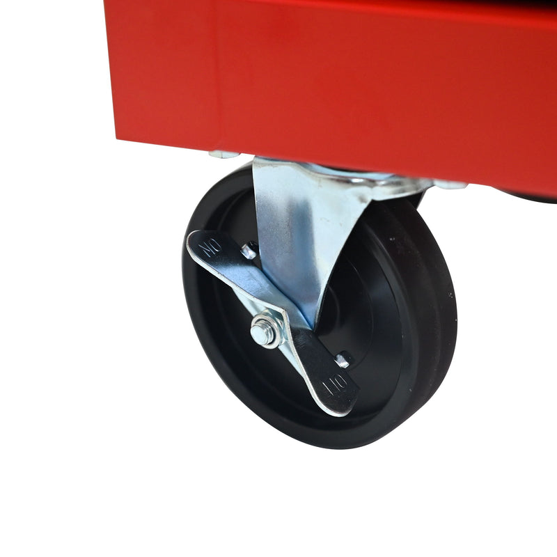 Rolling Metal Tool Chest With Drawers, Steel Storage Cabinet With Ball Bearing Slides
