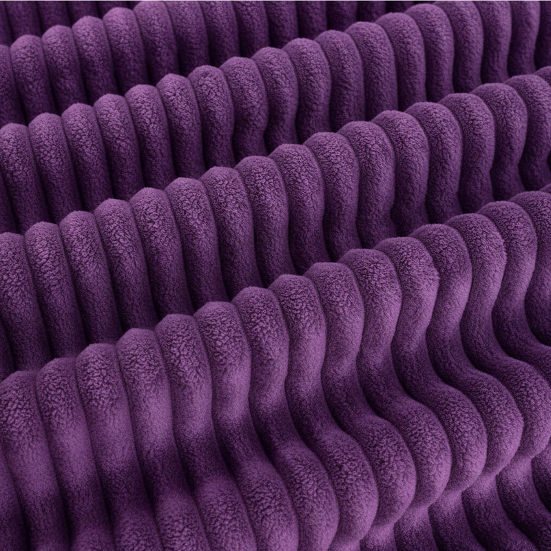 Full Compressed Ottoman - Purple