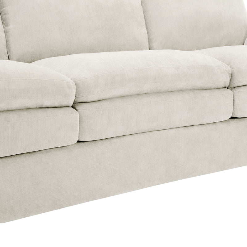 Cozy Upholstered Cushion Loveseat Sofa For Living Room