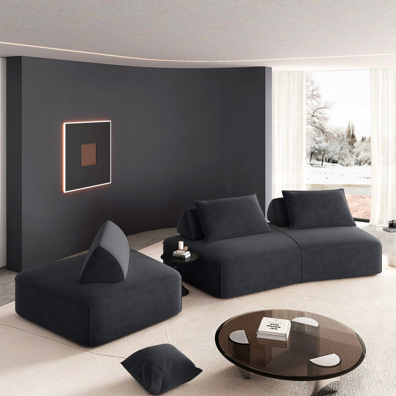 Modern Luxury Oversized Modular Sectional Sofa Set
