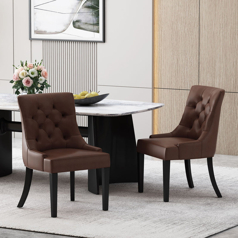 Cheney - Contemporary Dining Chair Tufted Upholstery (Set of 2)
