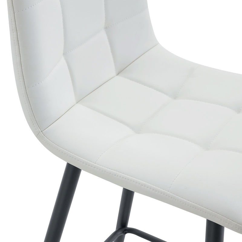 Bar Chair Set Comfortable With Metal Legs And Ergonomic Design