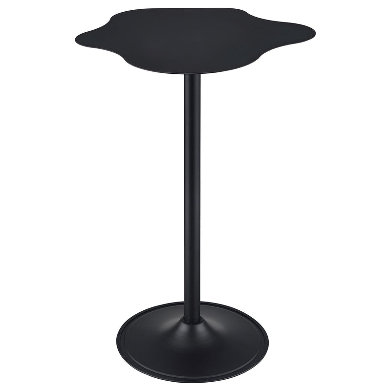 Fresno - Curved Cloud Shaped Bistro Bar Table Bar Table - Black