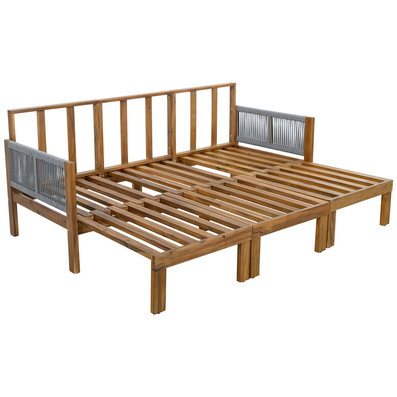 Outdoor 3 Seat Patio Sunbed