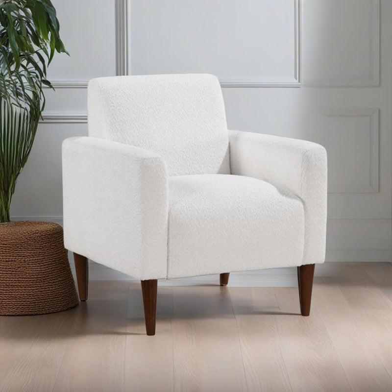 Caius - Arm Chair - White