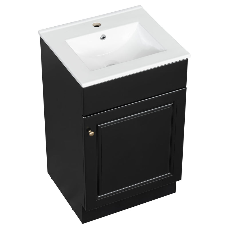 Bathroom Vanity With Sink, Cabinet With Adjustable Shelf