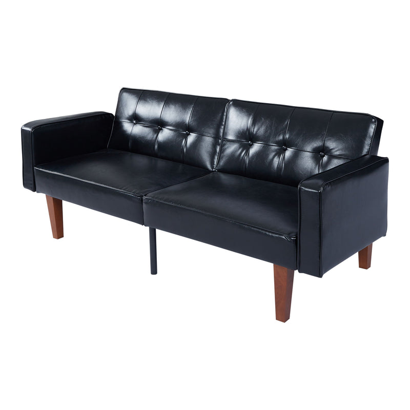 3 Position Split Back Futon Sofa Bed For Living Room