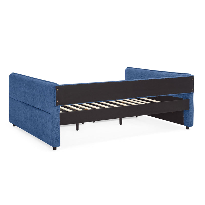 Upholstered Daybed & 2 Drawers
