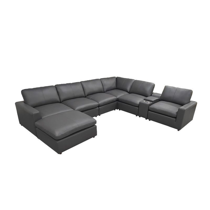 Large Seating Modular Upholstered Sectional