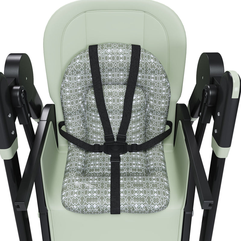 Convertible Baby High Chair To Rocker With 5 Point Harness