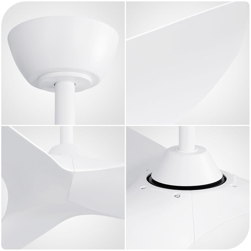 38" Ceiling Fan Without Light With DC Motor And Remote Control