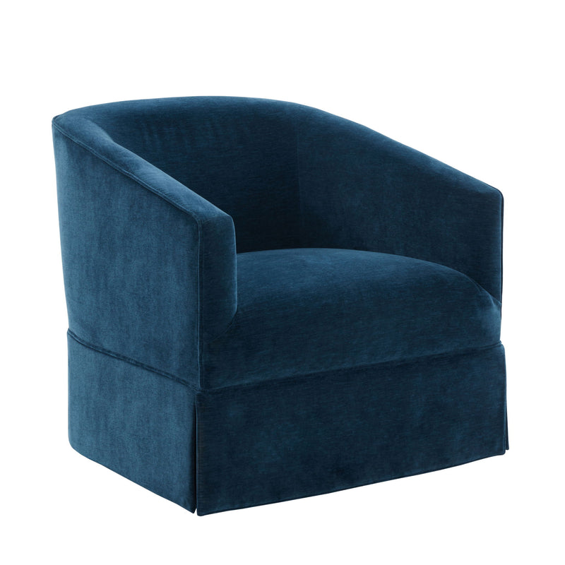 Elm - Skirted Swivel Chair