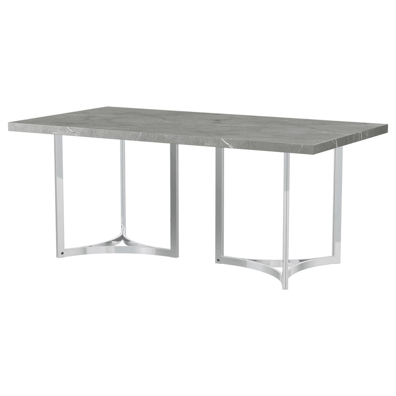 Savona - Rectangular Dining Table - Gray