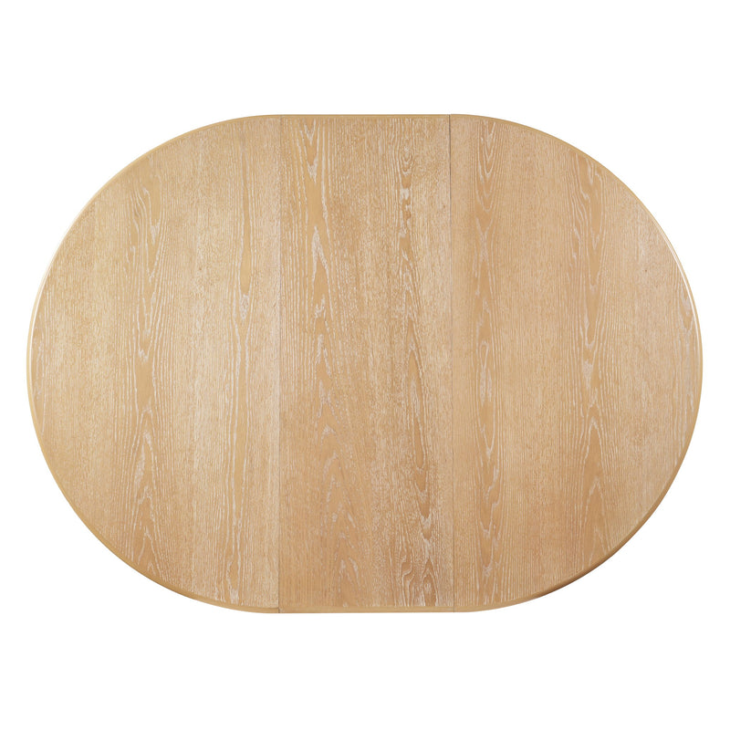 Extendable Oval Dining Table With Leaf