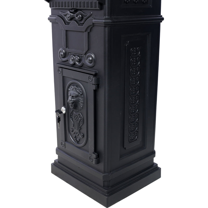 Mailboxs Residential Large-Capacity Letter Box, Rainproof Postbox Statue