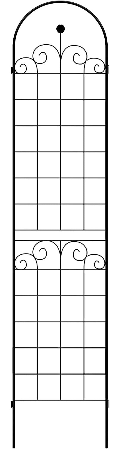 Metal Garden Trellis For Climbing Plants Outdoor Rustproof Plant Support Rose Trellis Netting Trellis