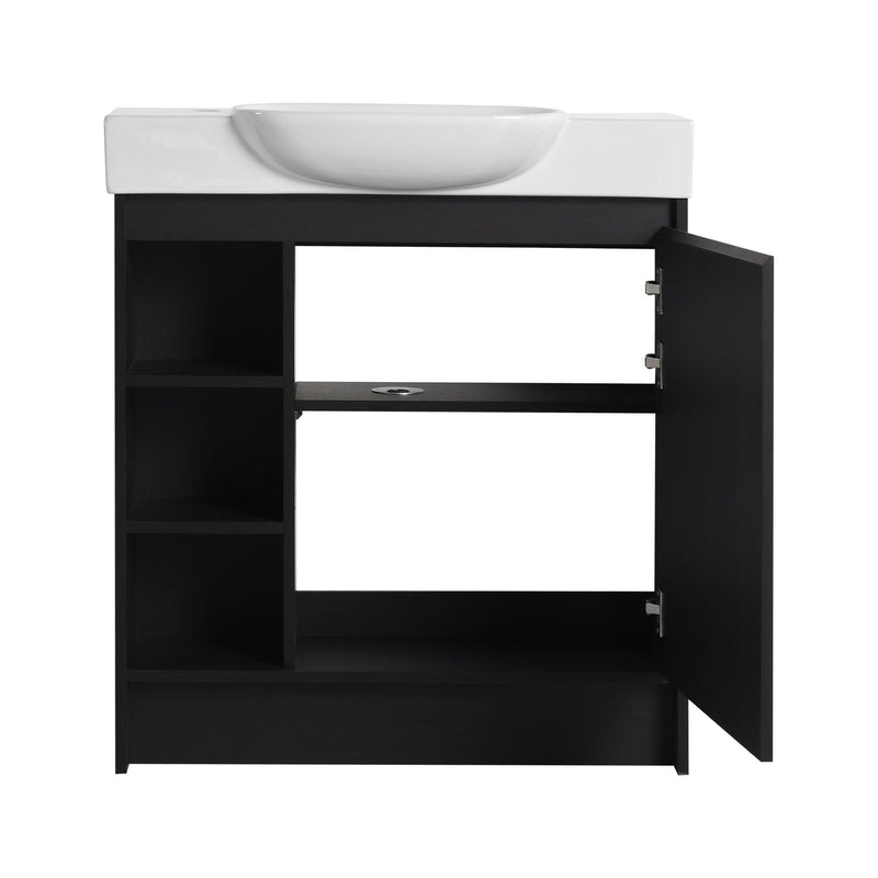 Freestanding Bathroom Vanity With Sink, Soft Close Door