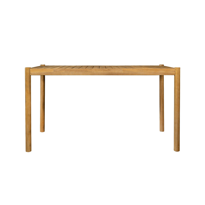 Classic Patio Dining Table, Acacia Wood - Light Teak