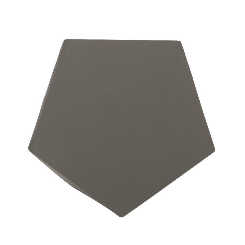 Side Table With Geometric Design