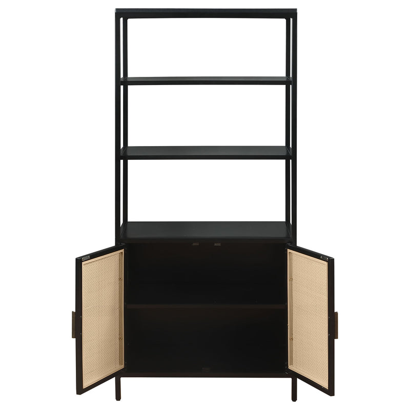 Kenneth - 3 Shelf Radio Weave Accent Cabinet