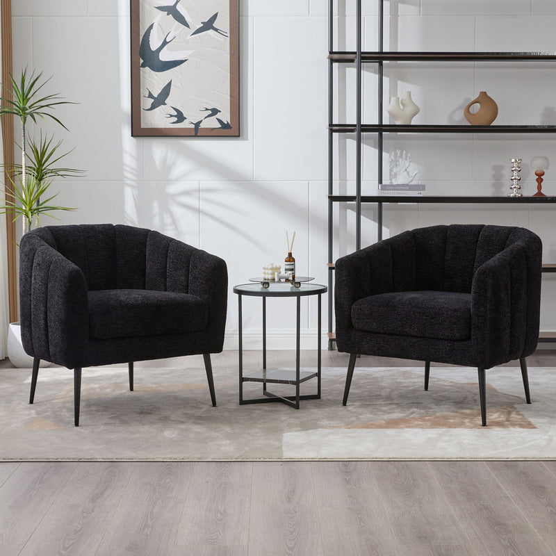 Vanity Barrel Accent Lounge Chair