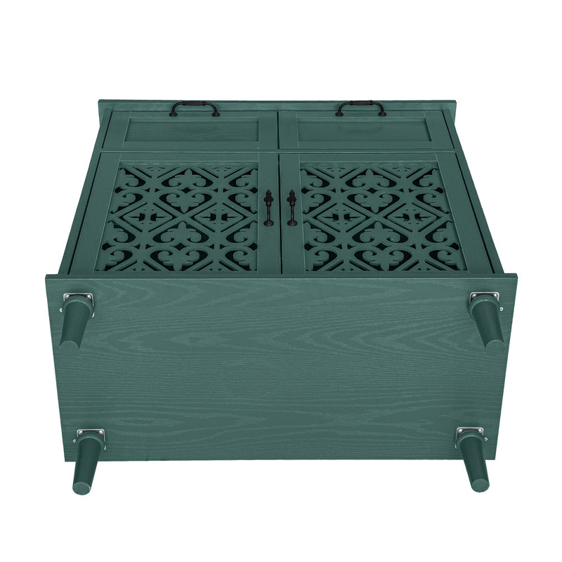 2 Door 2 Drawer Elegant Cabinet