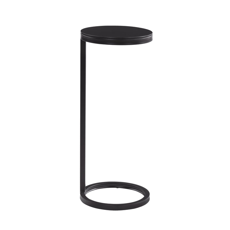 Yancey - Round Accent Table - Antique Bronze