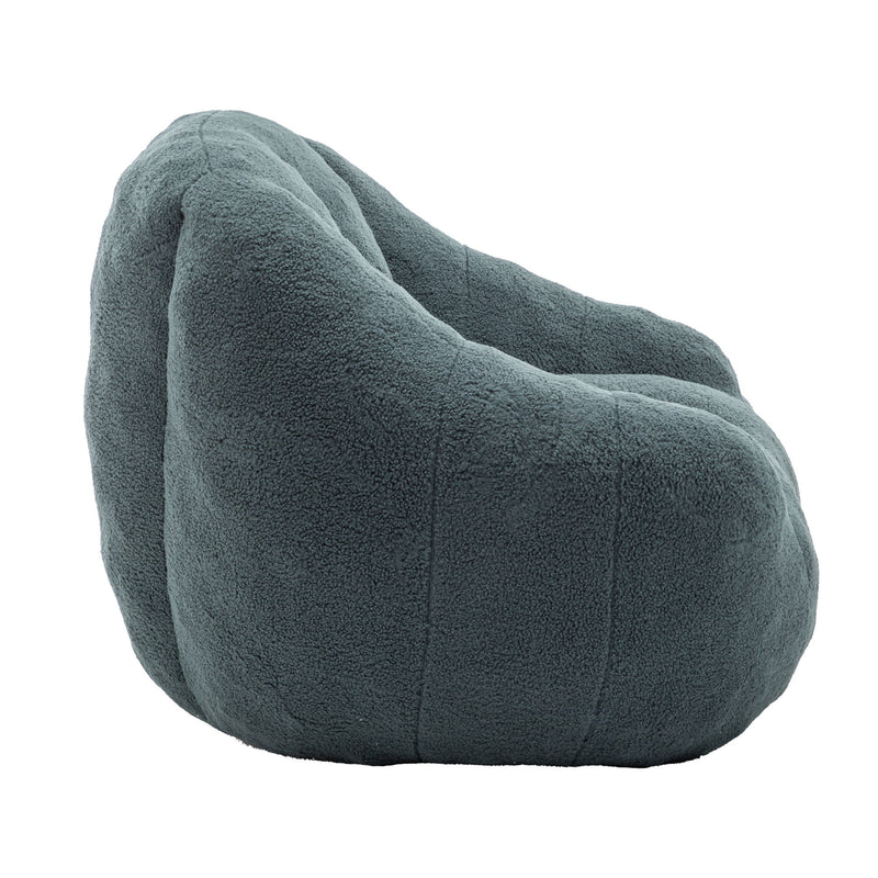 Comfy Bean Bag Chair With Memory Foam Filler, Tufted Soft