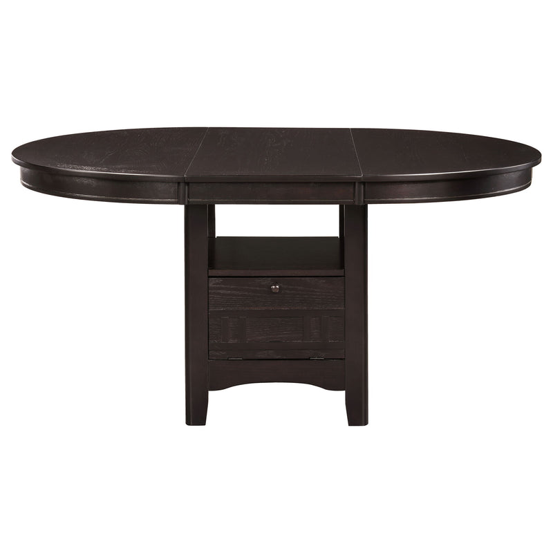 Illkirch - Oval Extension Leaf Dining Table With Expandable Surface - Espresso