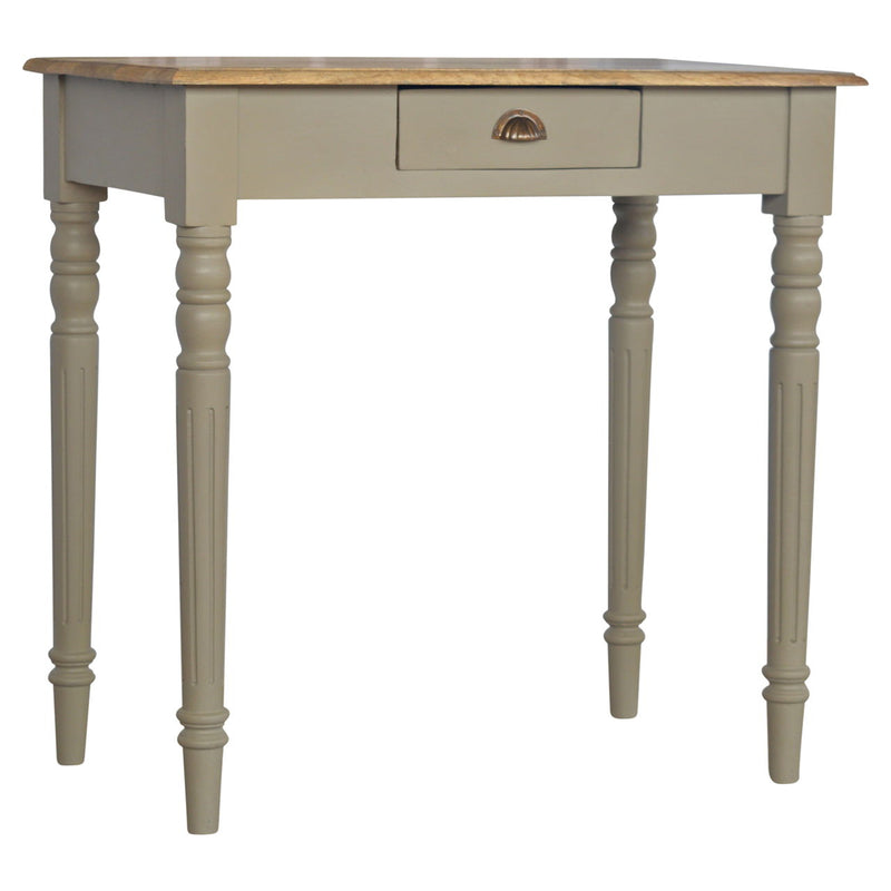 Hand Painted Writing Desk - Brown