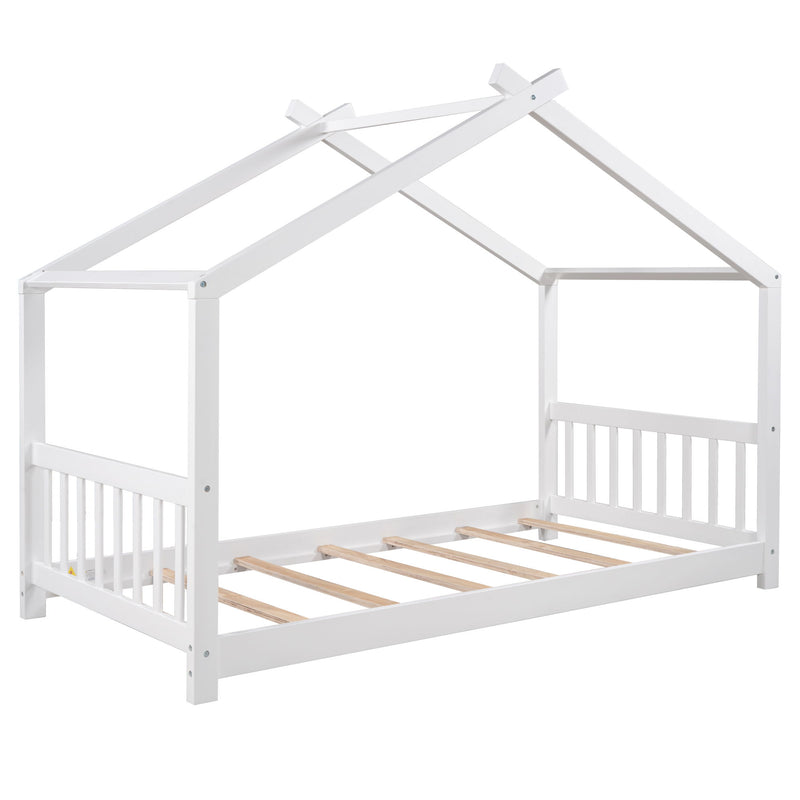 House Platform Bed With Headboard And Footboard, Roof Design