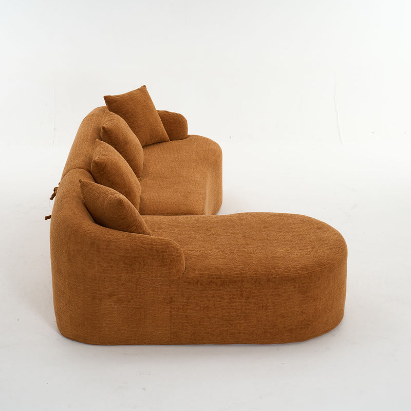 Combined Sofa With 4 Pillows