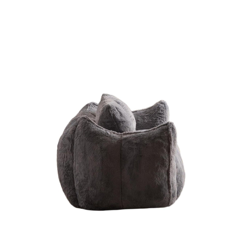 Giant Bean Bag Couch, Ultra Soft Fluffy Loveseat For Living Room