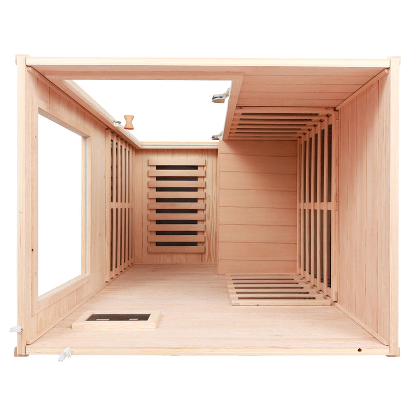 Hemlock Mini 1 Person Far Infrared Door Indoor Sauna Room