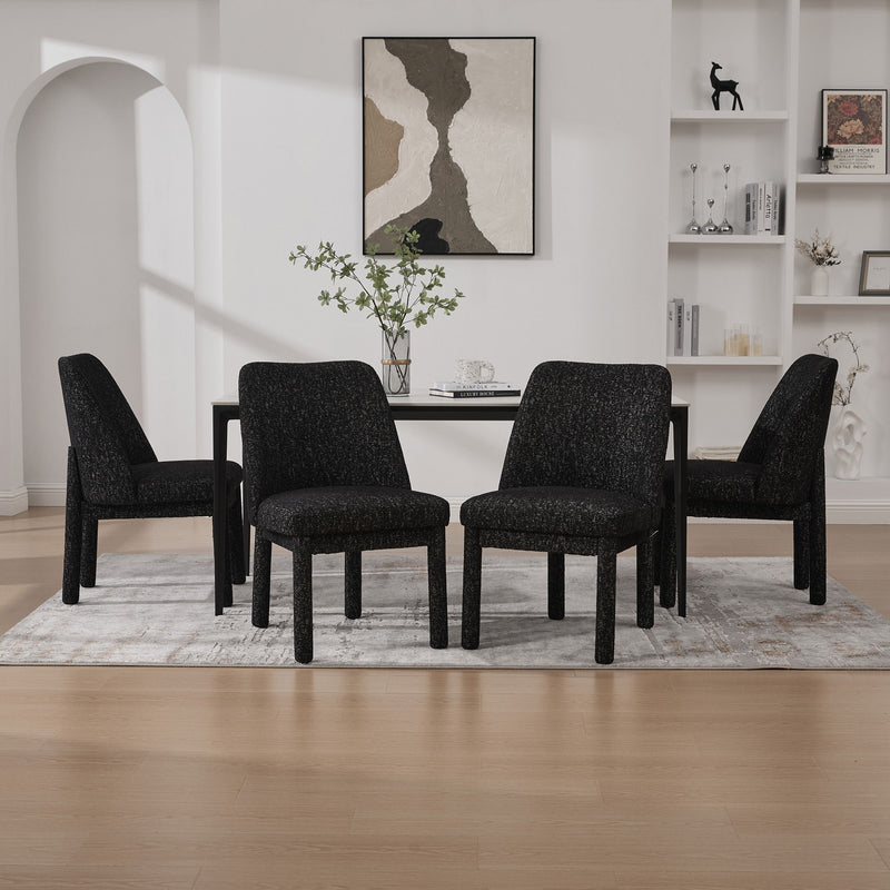 Wide Minimalist Dining Chair