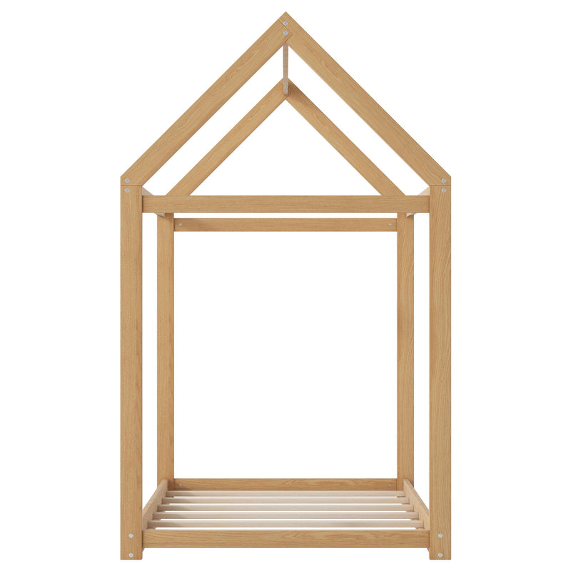 Wooden House Shaped Bed