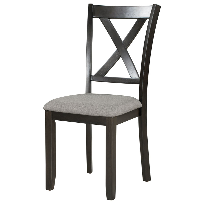 6 Piece Rectangular Dining Table Set With 4 Chairs And Bench