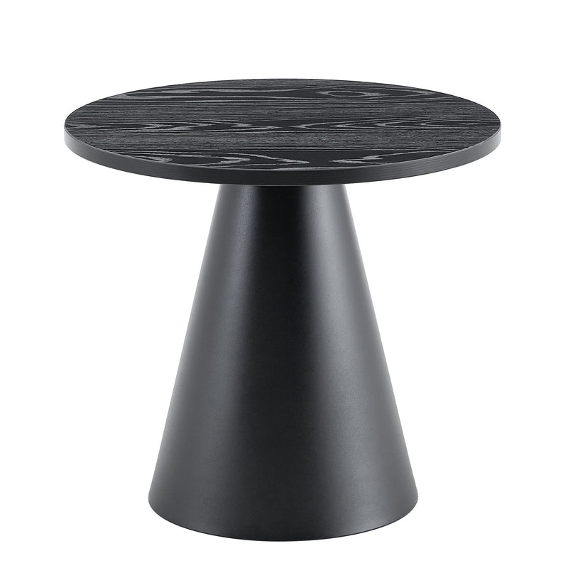 Nesting Coffee Table, Adjustable Foot Pads For Living Room (Set of 2) - Black