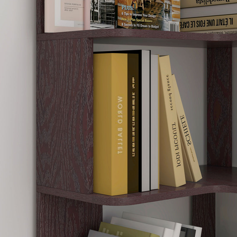 L-Shaped Corner Bookshelf