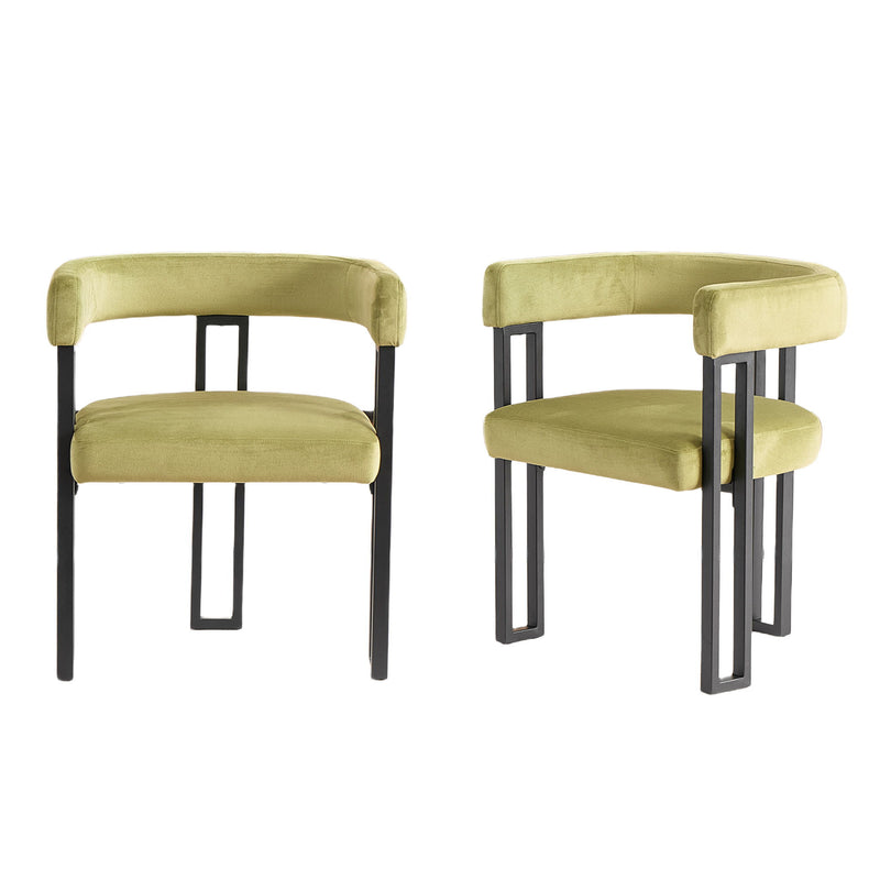 Cushioned Accent Armchairs (Set of 2)