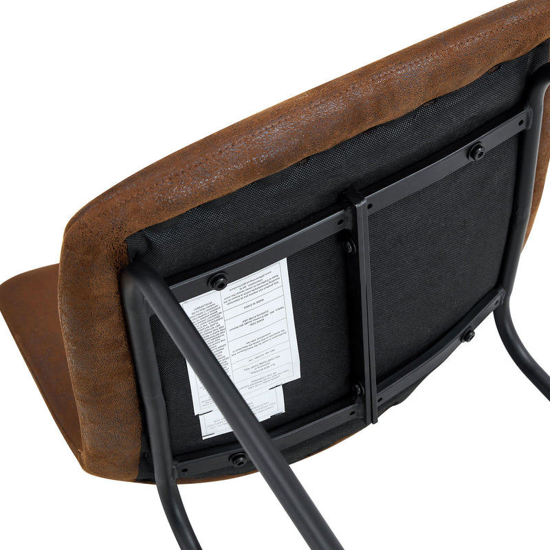 Retro Bar Chairs, Comfortable Stools (Set of 2)