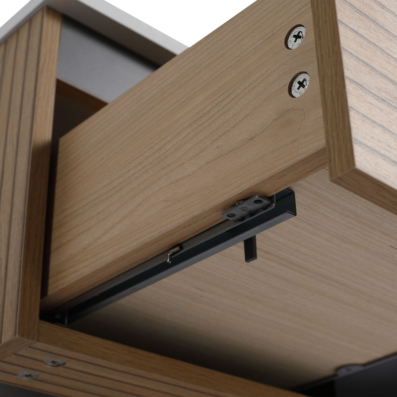 Wall Mounted Bathroom Vanity & 1 Soft Close Drawer (Excluding Sink)