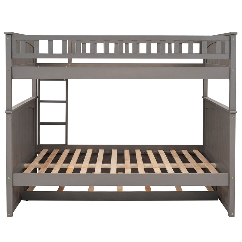 Bunk Bed With Twin Size Trundle, Guardrails