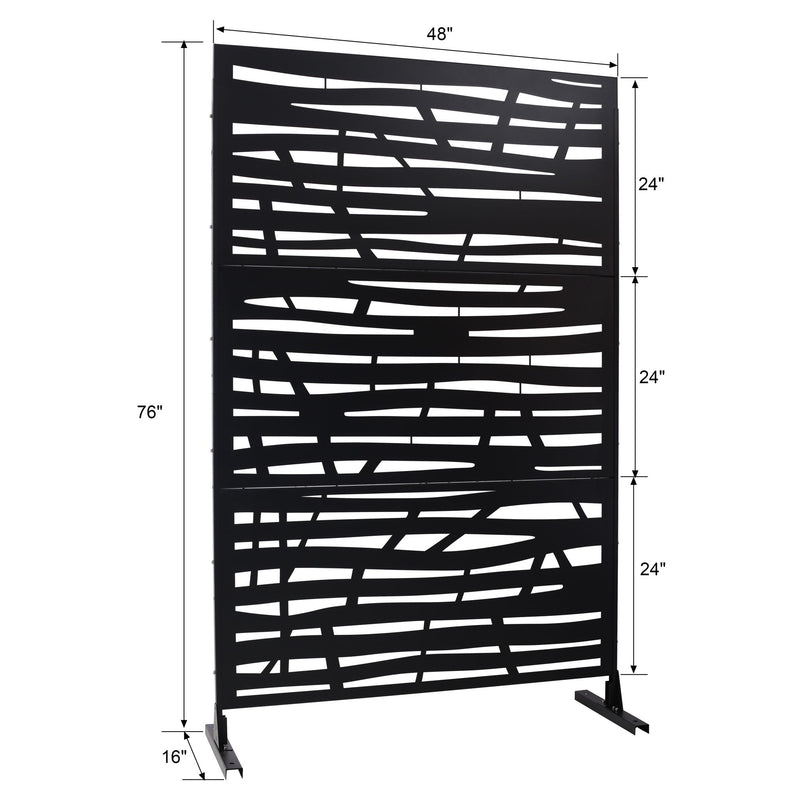 Outdoor & Indoor Privacy Screen Metal Privacy Screen