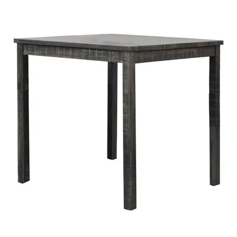 Transitional Counter Dining Set With 4 Tufted Stools