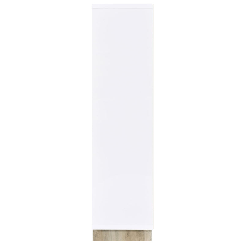 Geilys - 8 Shelf Bookcase With Arch Details - White