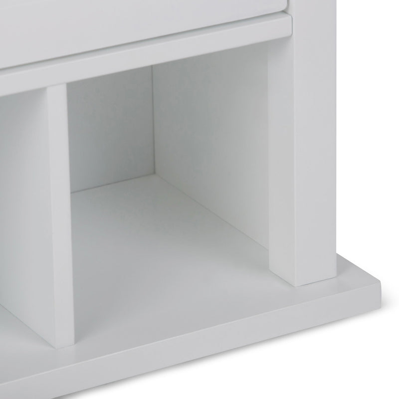 Avington - 2 Door Wall Cabinet With Cubbies - Pure White